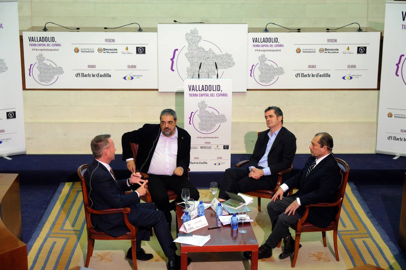 Segunda mesa redonda de las jornadas &#039;Valladolid, Tierra Capital del Español&#039; organizadas por El Norte de Castilla