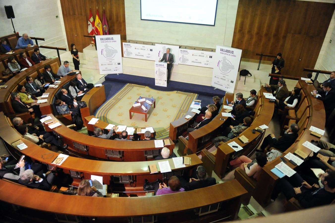 Inauguración de las jornadas &#039;Valladolid, Tierra Capital del Español&#039; organizadas por El Norte de Castilla