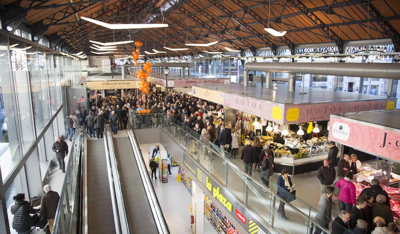 Inauguración del nuevo Mercado del Val en Valladolid