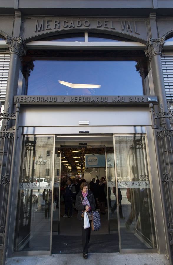 Inauguración del nuevo Mercado del Val en Valladolid