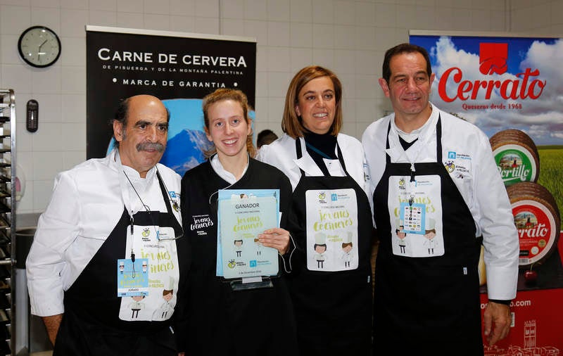 La burgalesa Vanesa López, ganadora del II Concurso Nacional Jóvenes Cocineros Alimentos de Palencia