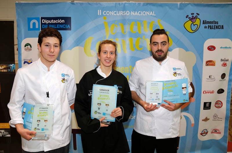 La burgalesa Vanesa López, ganadora del II Concurso Nacional Jóvenes Cocineros Alimentos de Palencia