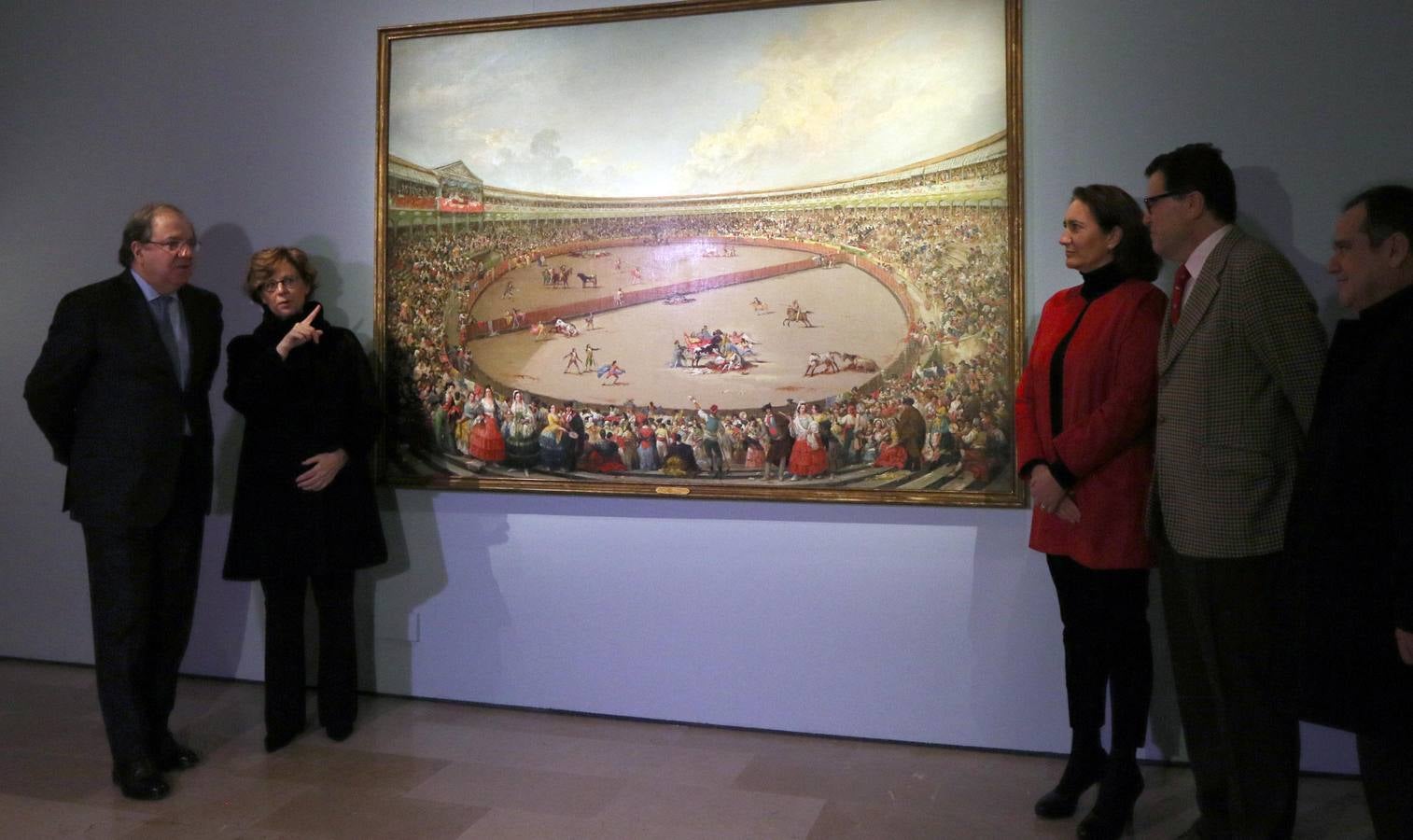 Juan Vicente Herrera inaugura la exposición &#039;Armarse a la suerte&#039; en el Museo Nacional de Escultura de Valladolid