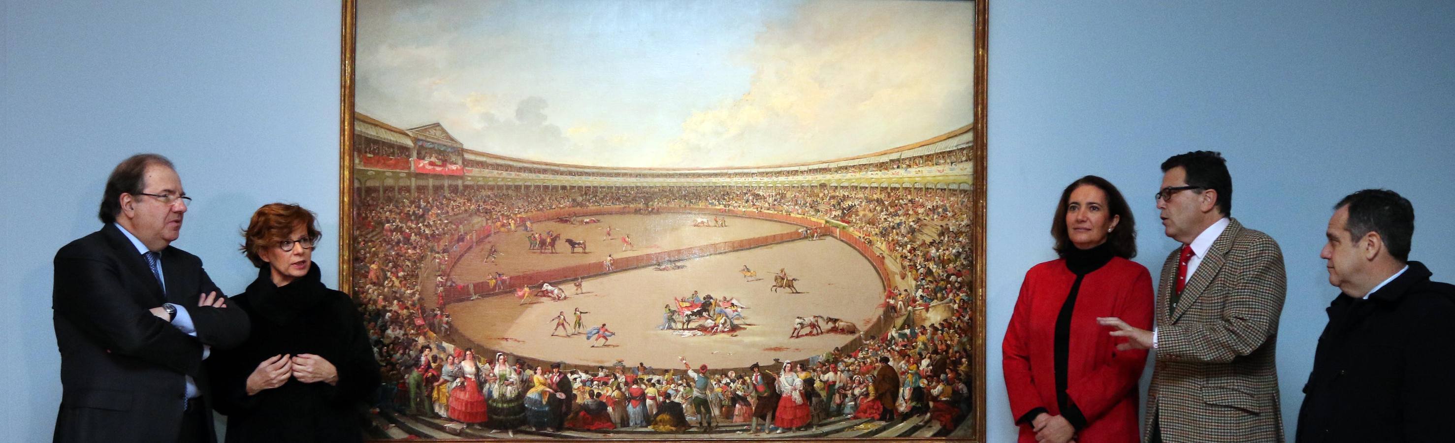 Juan Vicente Herrera inaugura la exposición &#039;Armarse a la suerte&#039; en el Museo Nacional de Escultura de Valladolid