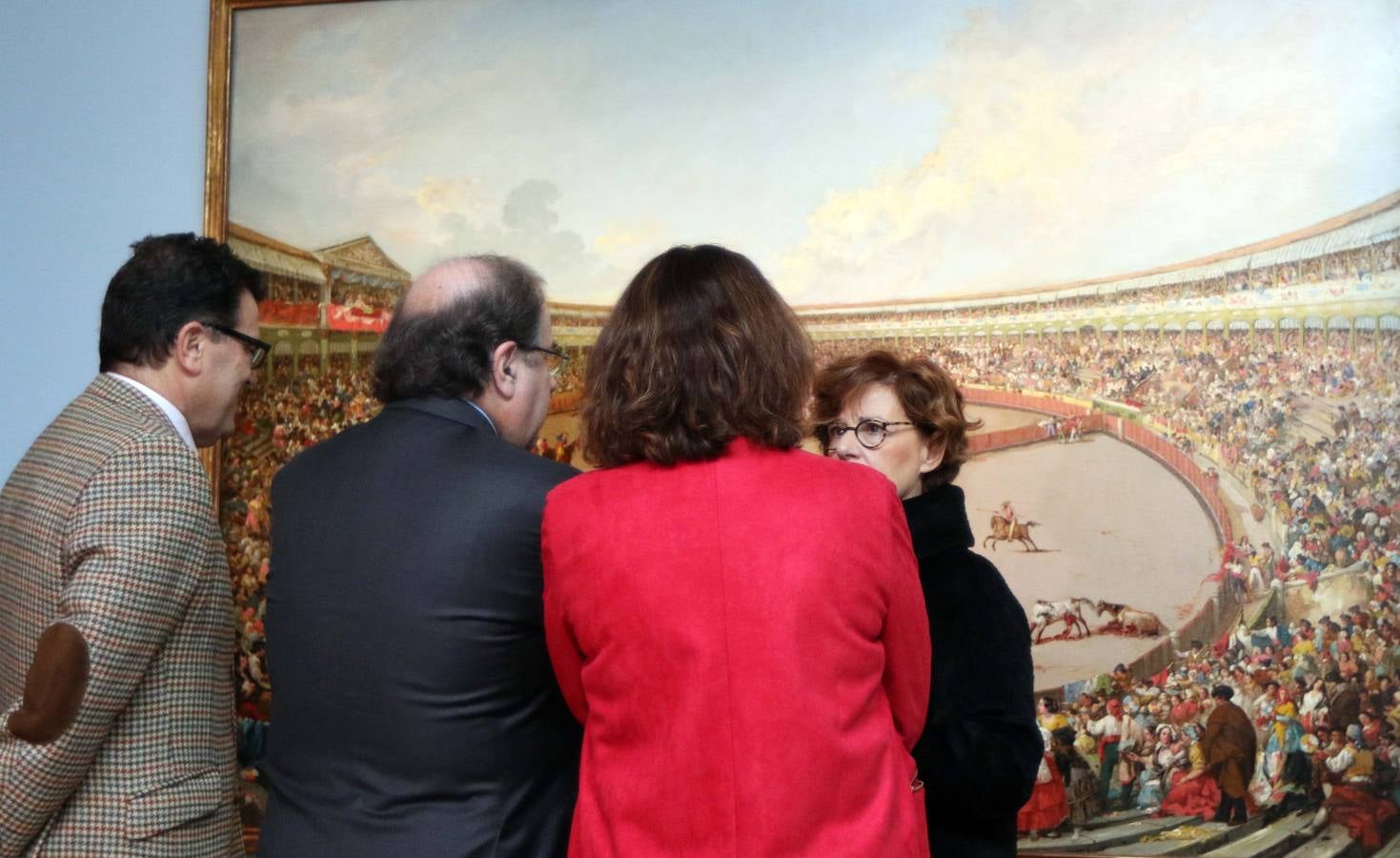 Juan Vicente Herrera inaugura la exposición &#039;Armarse a la suerte&#039; en el Museo Nacional de Escultura de Valladolid