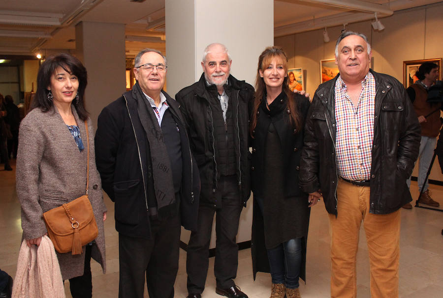 Inauguración de la exposición de Fernando Escobar en Palencia