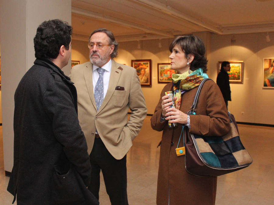 Inauguración de la exposición de Fernando Escobar en Palencia