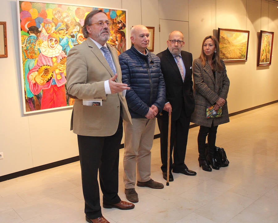 Inauguración de la exposición de Fernando Escobar en Palencia