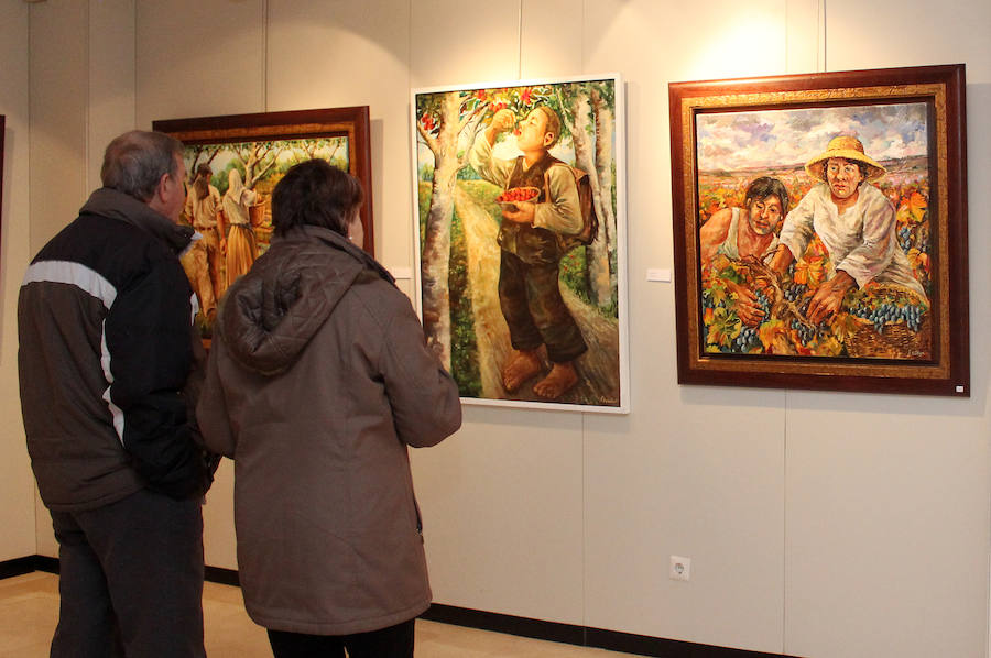 Inauguración de la exposición de Fernando Escobar en Palencia