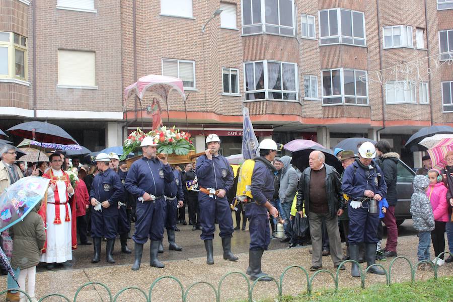 Guardo festeja a Santa Bárbara, patrona de los mineros