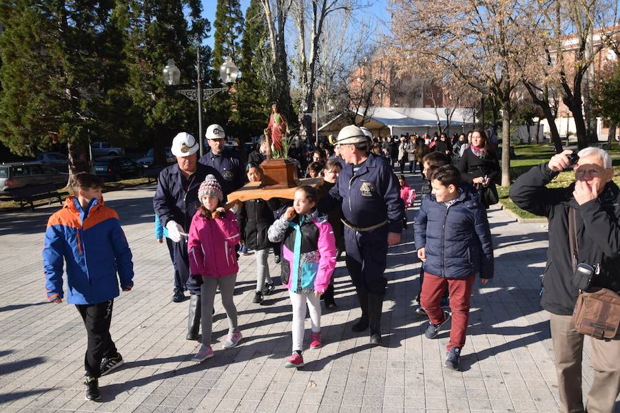 Guardo festeja a Santa Bárbara, patrona de los mineros