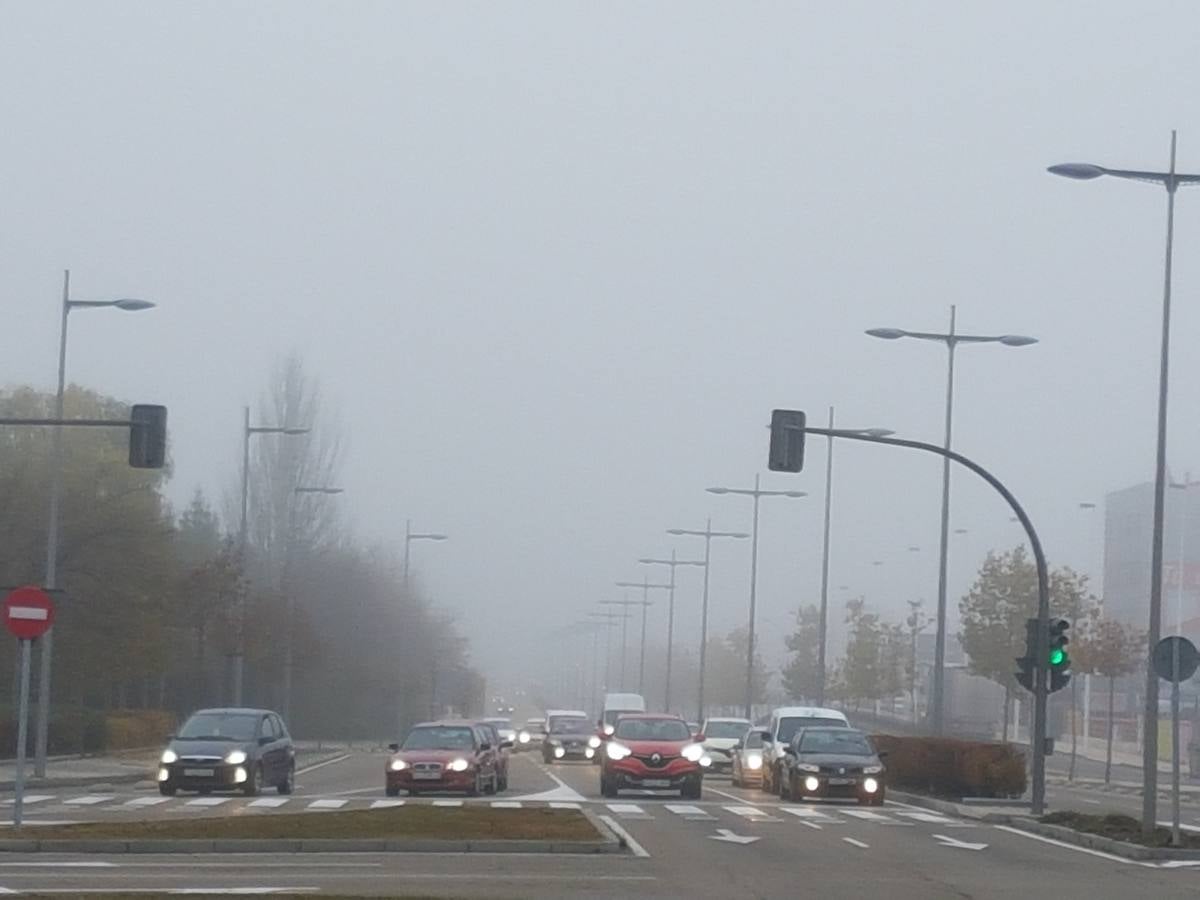 Jornada de niebla en Valladolid