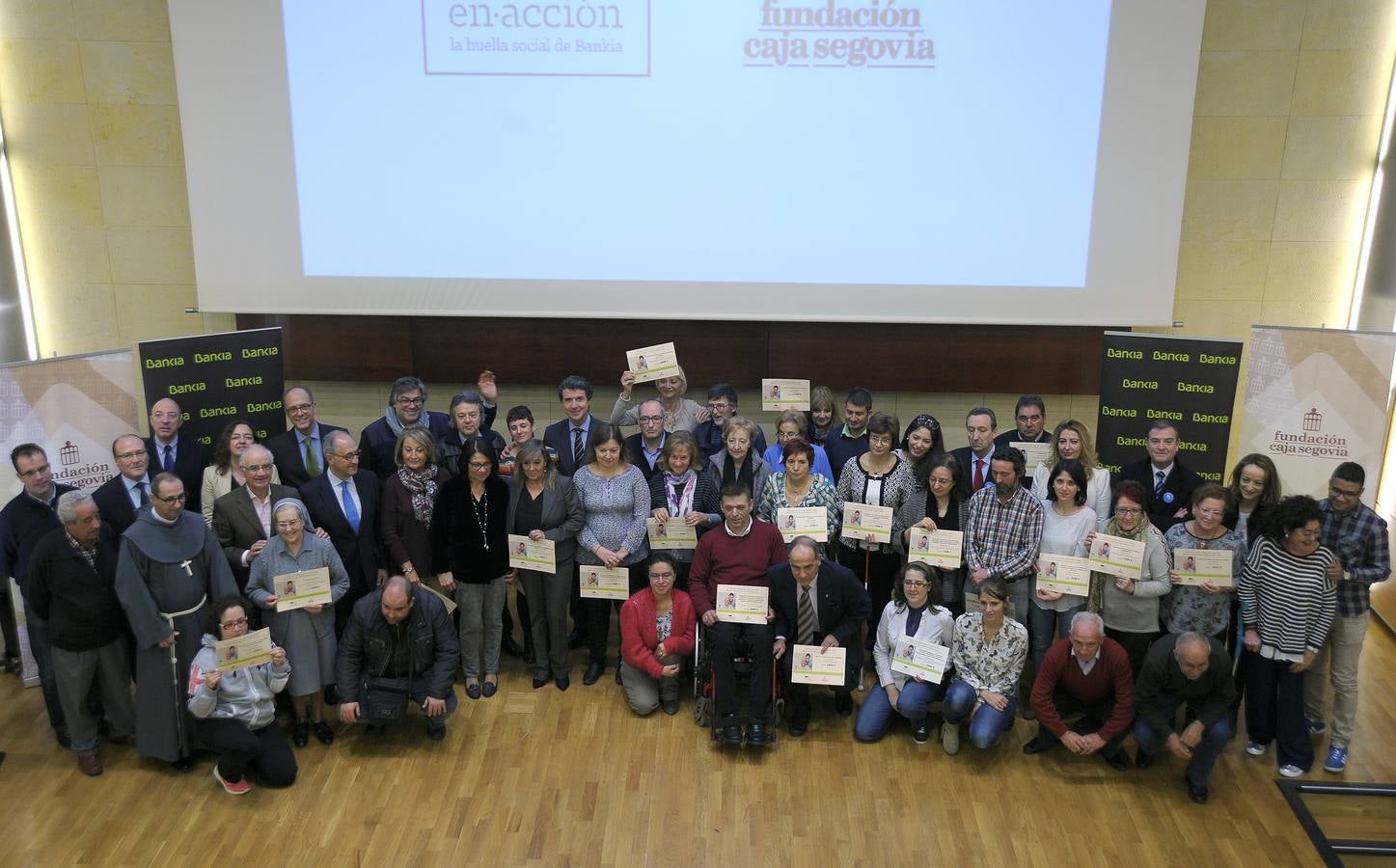 Bankia y la Fundación Caja Segovia entregan las ayudas a proyectos sociales de la provincia