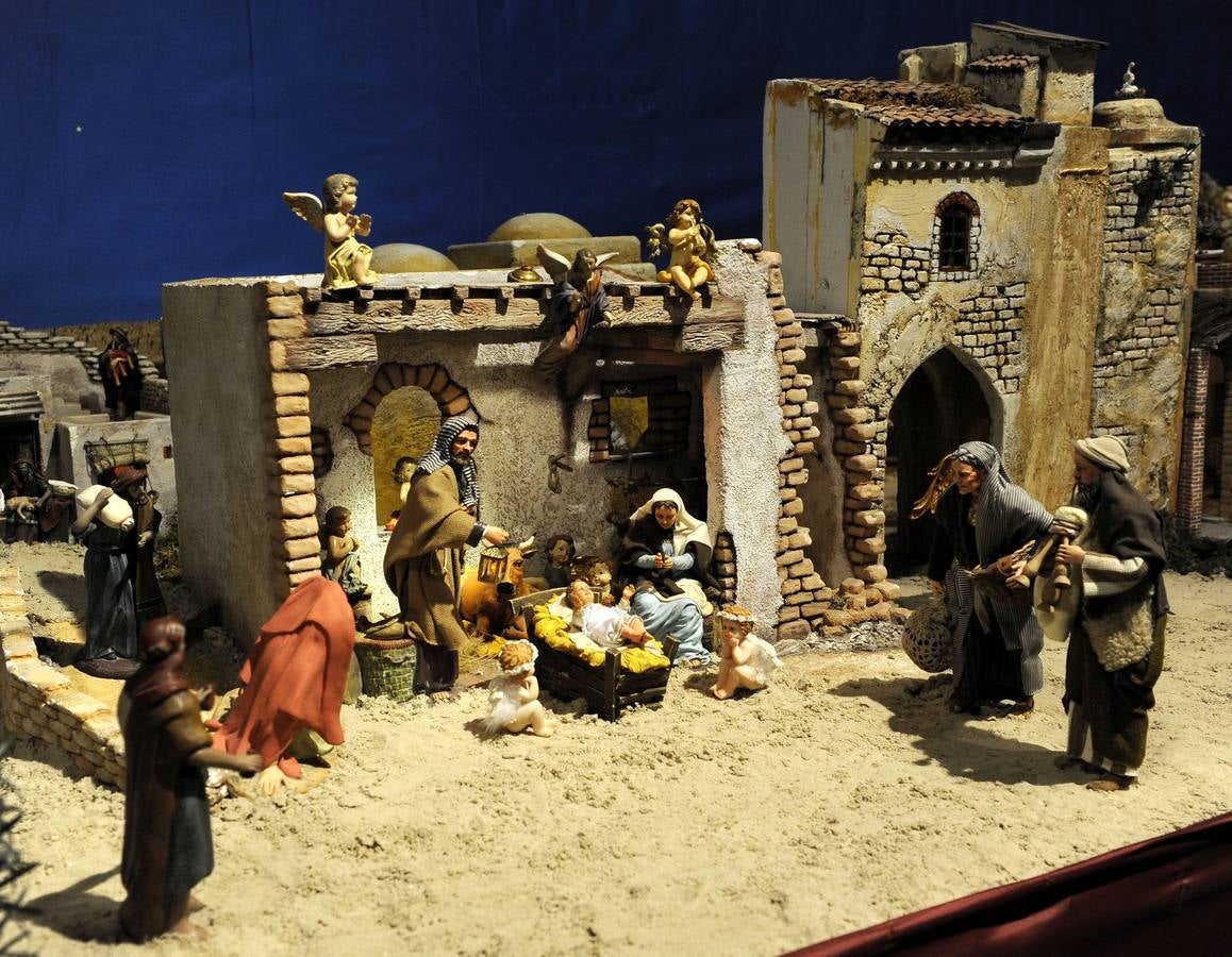 Belén de la familia Trebolle-Liz en la iglesia de San Lorenzo