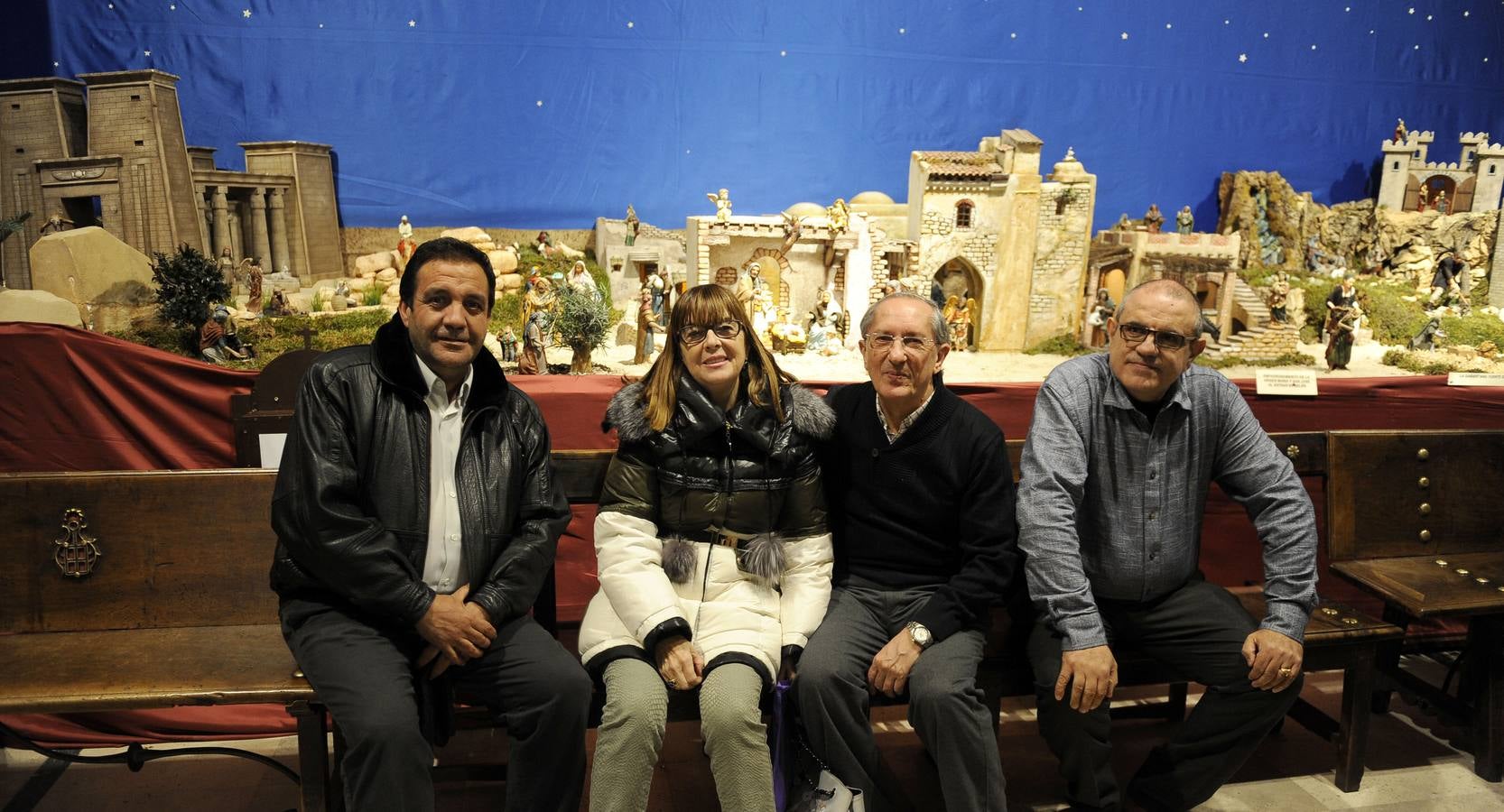 Belén de la familia Trebolle-Liz en la iglesia de San Lorenzo