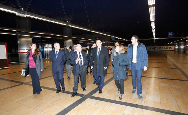 Palencia promociona el comercio en el metro de Madrid