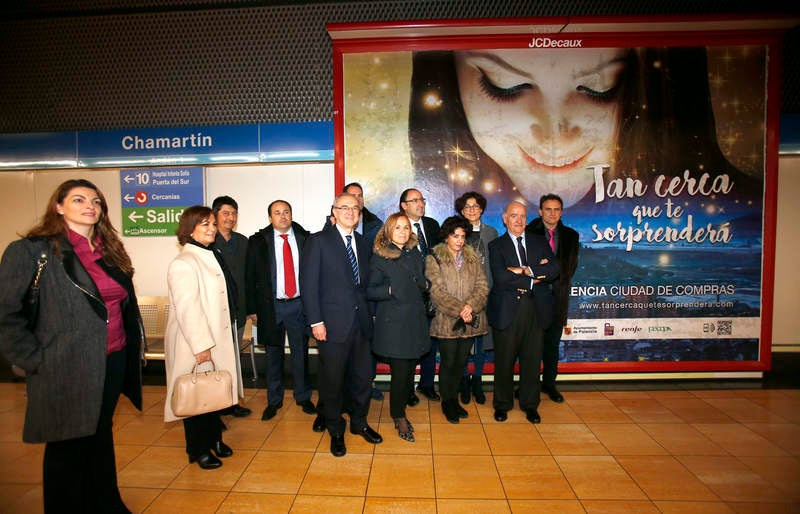 Palencia promociona el comercio en el metro de Madrid