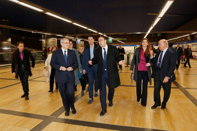 Palencia promociona el comercio en el metro de Madrid
