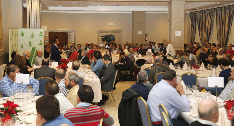 Comida de Navidad de Asaja en Palencia