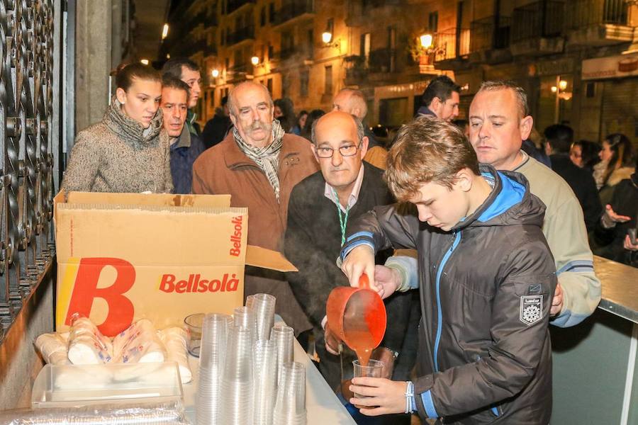 Chocolatada de la hermandad dominicana en Salamanca