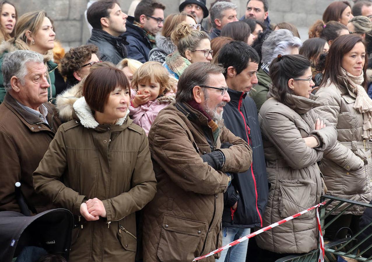Los alumnos del colegio Claret de Segovia felicitan la Navidad