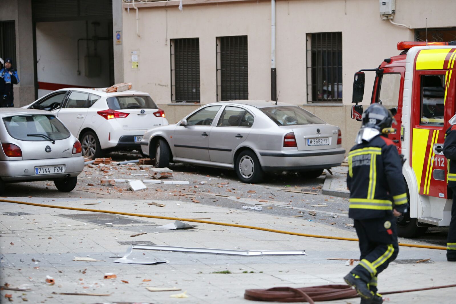 Explosión de gas en la calle Príncipe de Salamanca (1/2)