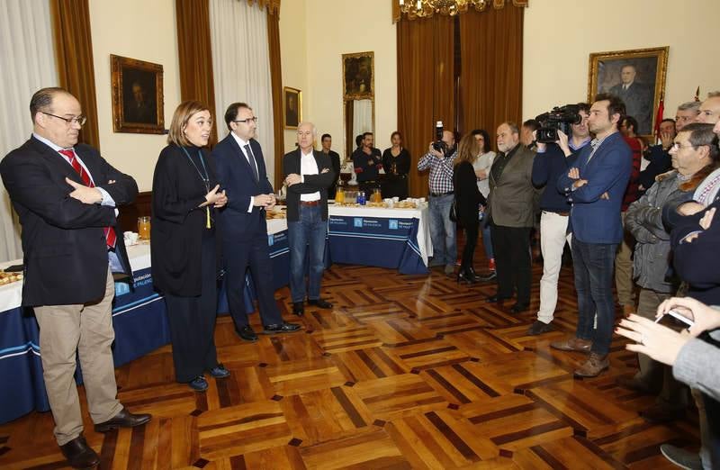 Desayuno navideño con los medios de comunicación