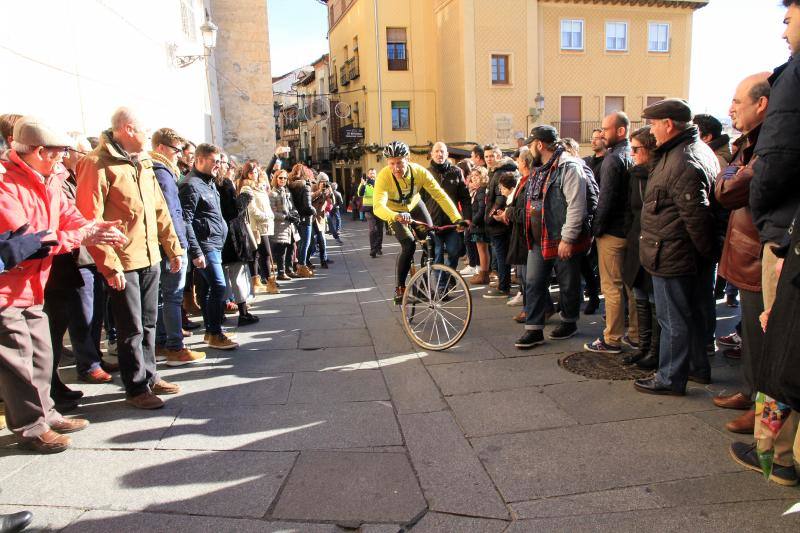 Carrera del pavo en Segovia