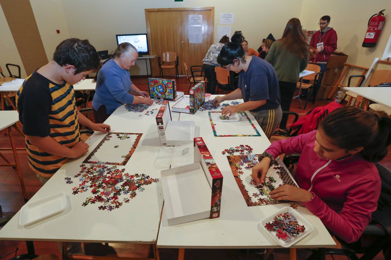 Concurso Nacional de Puzzles Ciudad de Salamanca en la Iglesia Vieja de Pizarrales