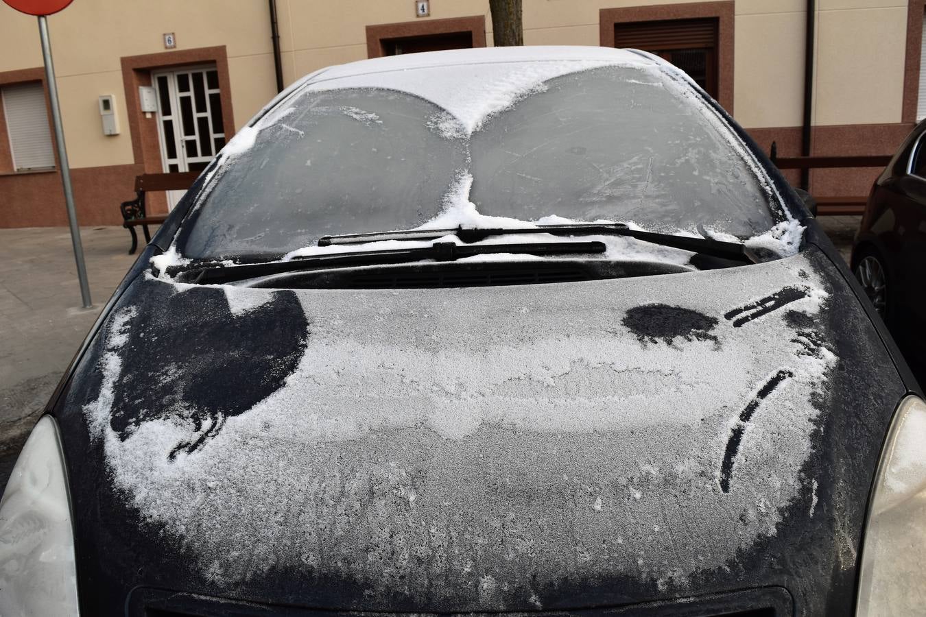 Helada en Aguilar de Campoo