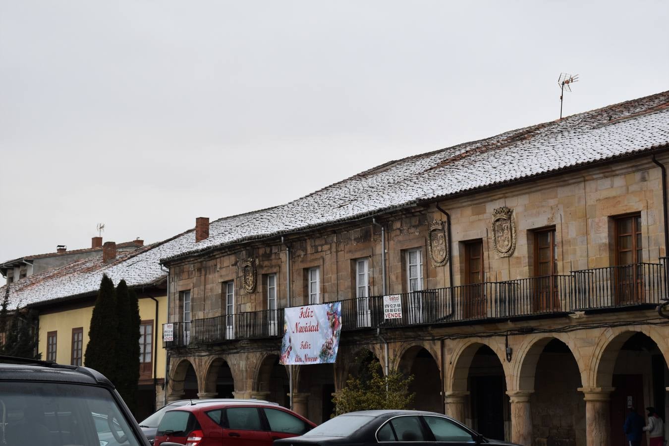 Helada en Aguilar de Campoo