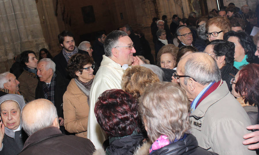 Despedida a Antonio Gómez Cantero en Palencia, nuevo obispo de Teruel