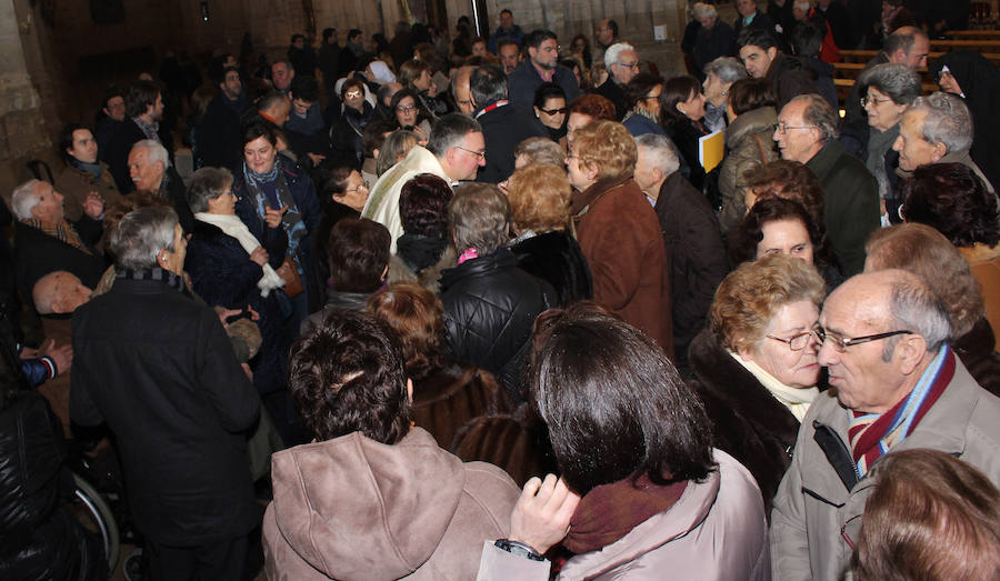 Despedida a Antonio Gómez Cantero en Palencia, nuevo obispo de Teruel