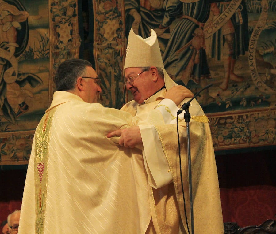 Despedida a Antonio Gómez Cantero en Palencia, nuevo obispo de Teruel