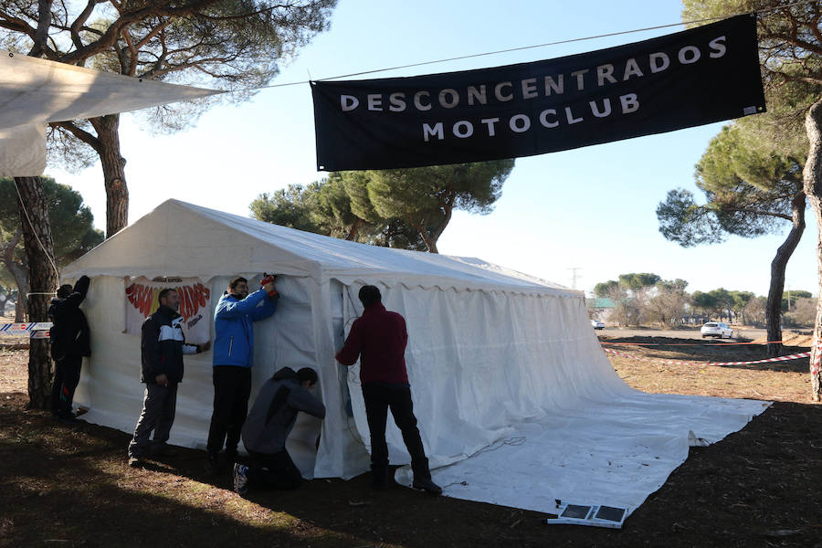 Preparativos para la concentración motera Pingüinos 2017