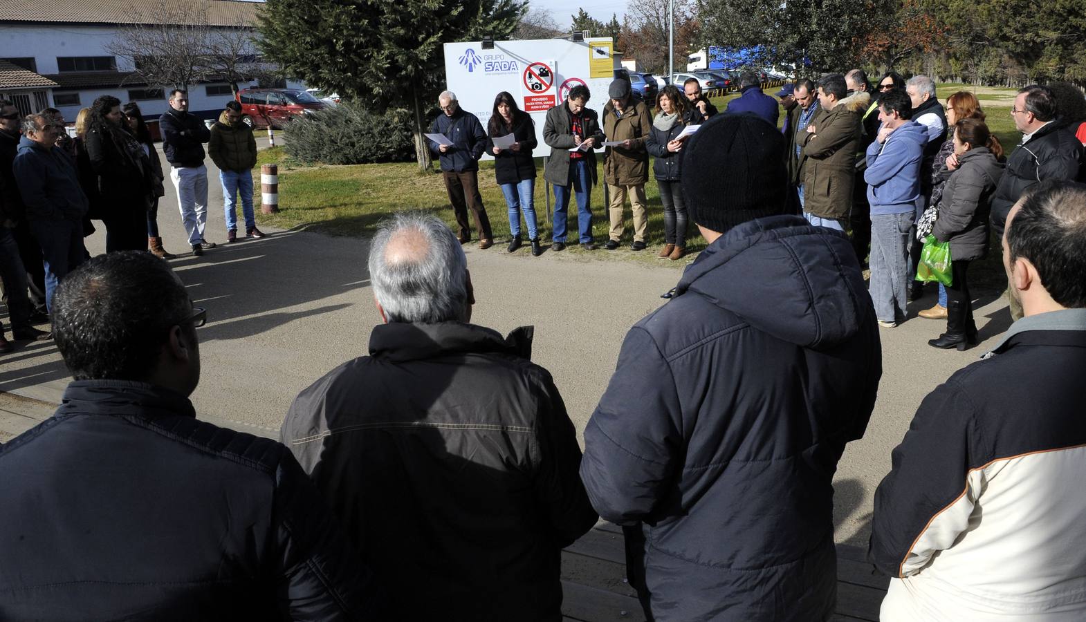 Asamblea de trabajadores del grupo Sada en Valladolid