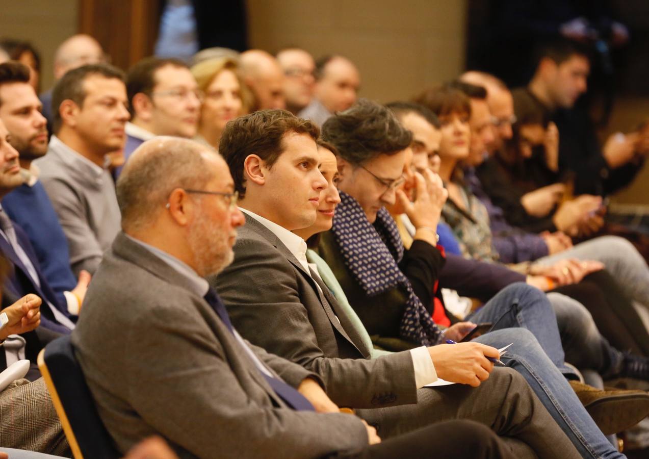Albert Rivera participa en un acto con militantes en Valladolid