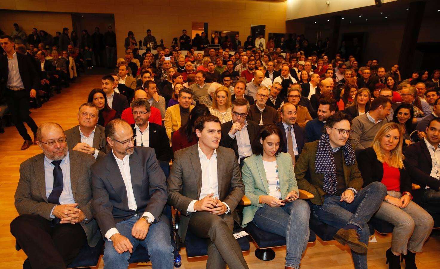 Albert Rivera participa en un acto con militantes en Valladolid