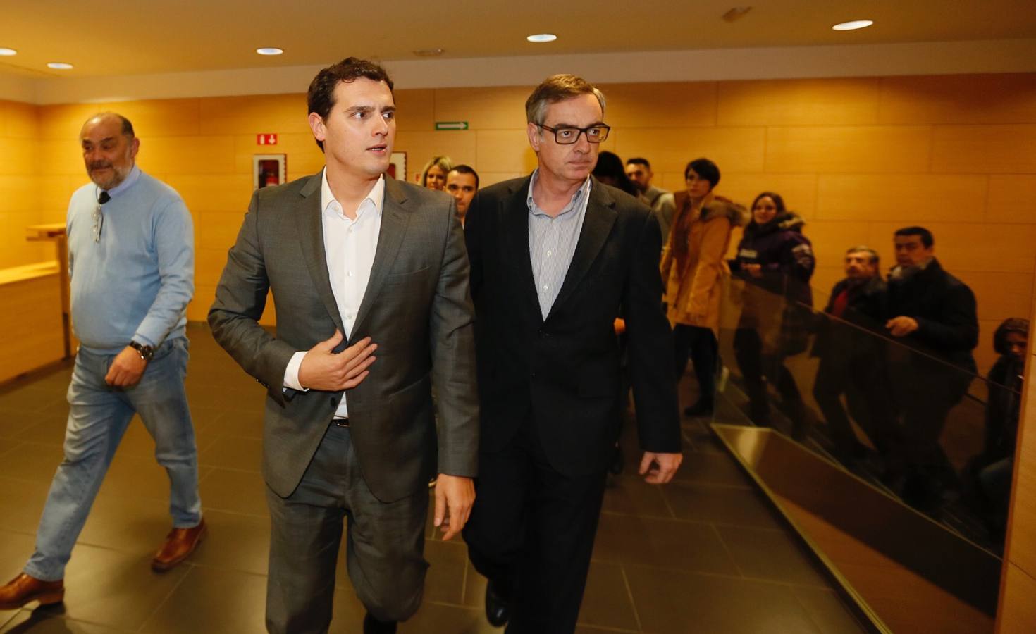 Albert Rivera participa en un acto con militantes en Valladolid