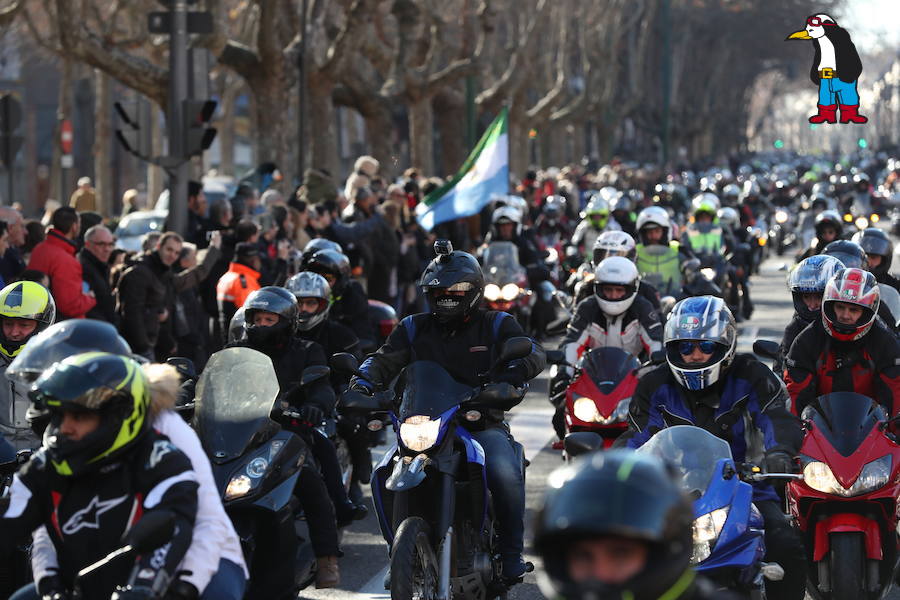 Ambiente en el desfile de banderas de Pingüinos en Valladolid (Fotos 1)