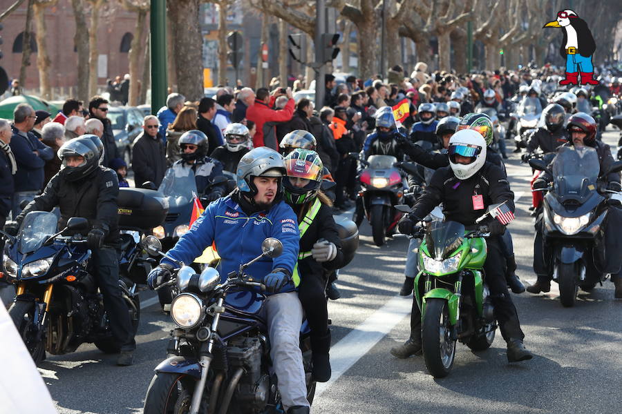 Ambiente en el desfile de banderas de Pingüinos en Valladolid (Fotos 2)