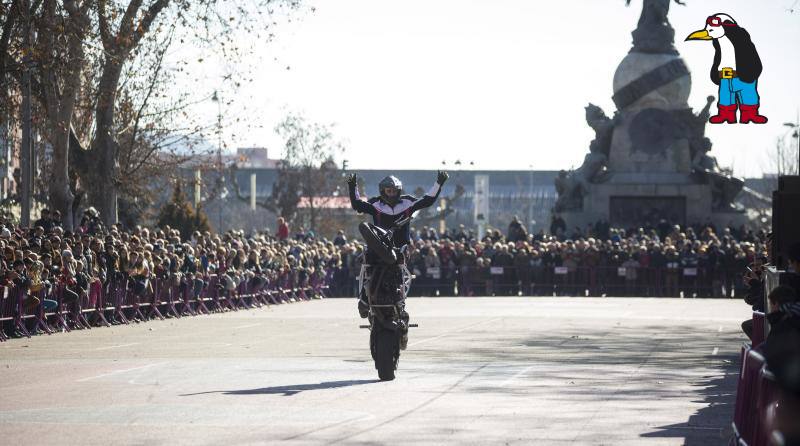 Degustación de lentejas y exhibición de acrobacias de Pingüinos en Valladolid