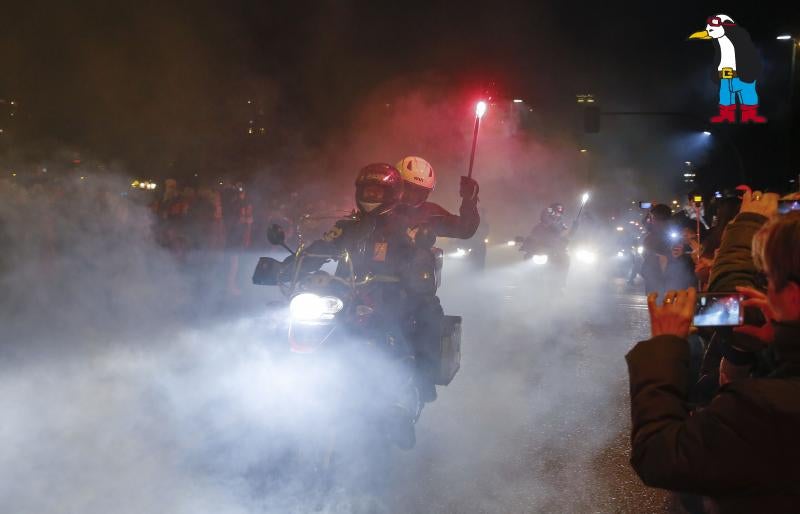 Desfile de antorchas de Pingüinos 2017