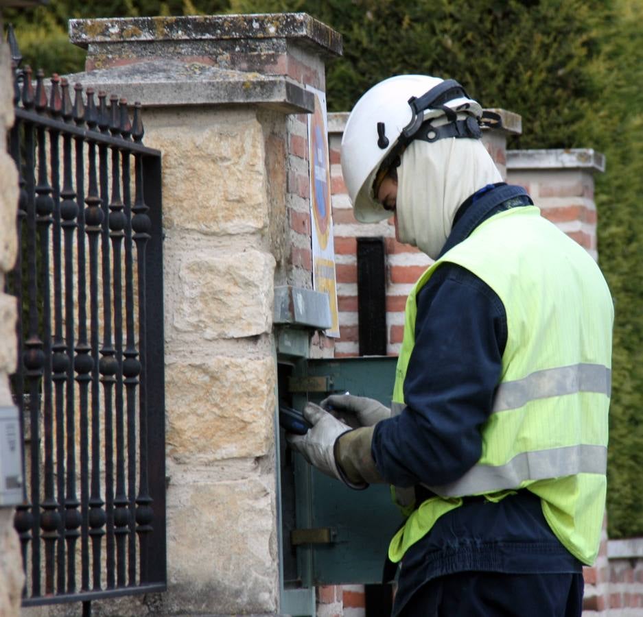 Jornada de frío en Cuéllar (Segovia)