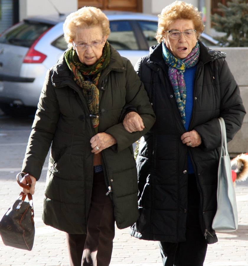 Jornada de frío en Cuéllar (Segovia)