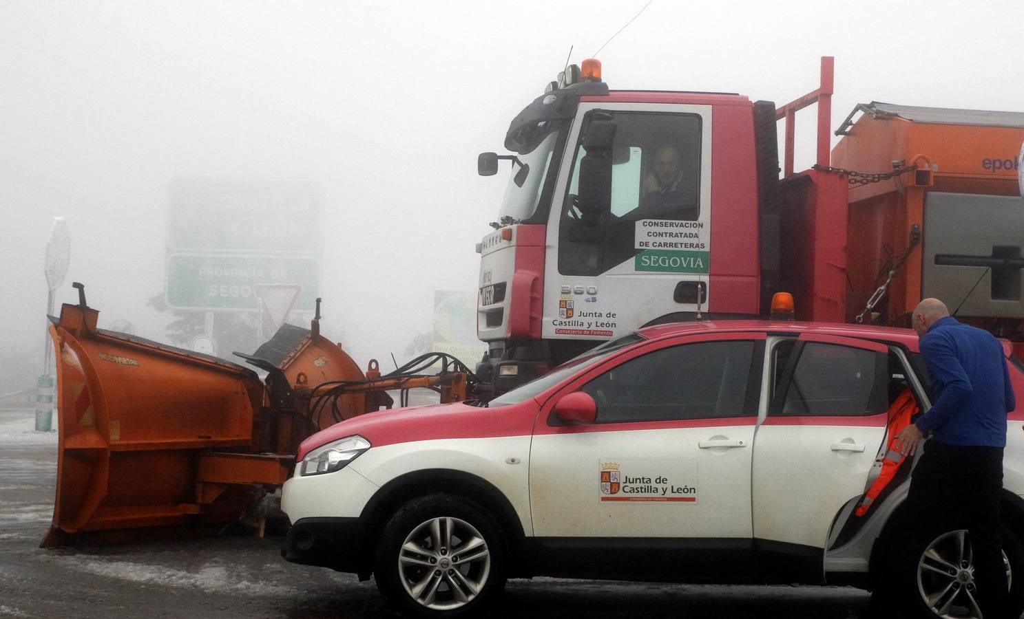 Frío en Segovia y nieve en Navacerrada