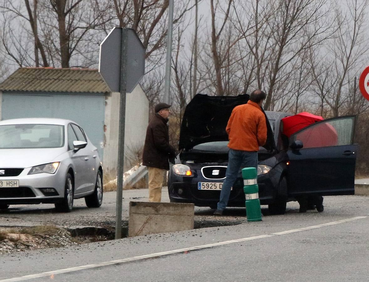 Frío en Segovia y nieve en Navacerrada