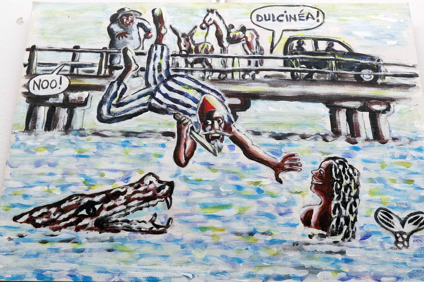 La Fundación Jiménez Arellano inaugura la exposición &#039;Don Quijote en el río Niger&#039;