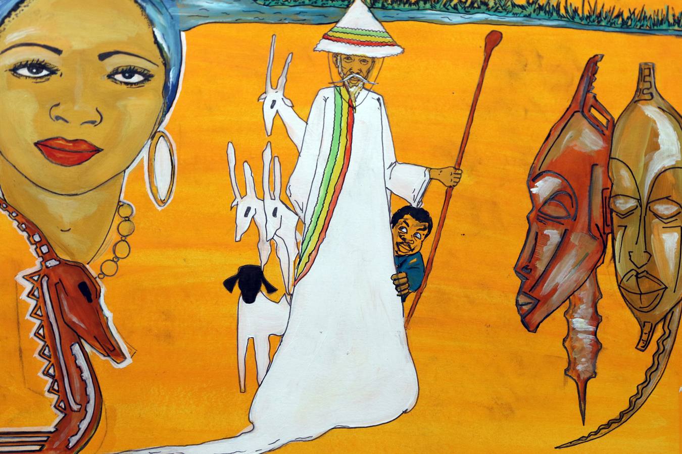 La Fundación Jiménez Arellano inaugura la exposición &#039;Don Quijote en el río Niger&#039;