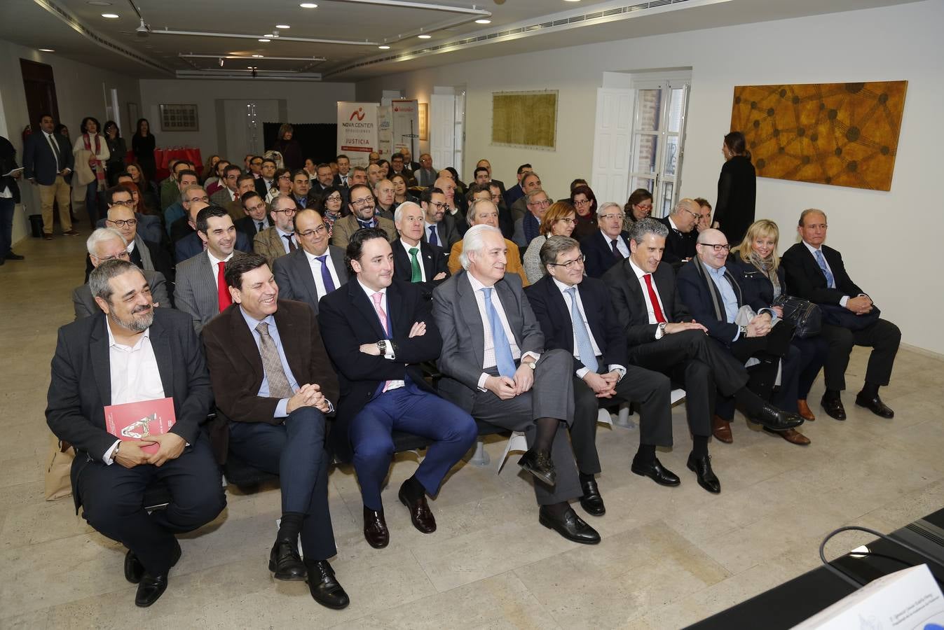 El presidente de la Audiencia de Palencia y la presidenta del Consejo General de la Abogacía Española, en el V Ciclo de Justicia de El Norte de Castilla